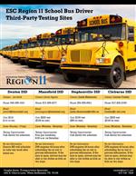 ESC Region 11 School Bus Driver Third-Party Testing Sites